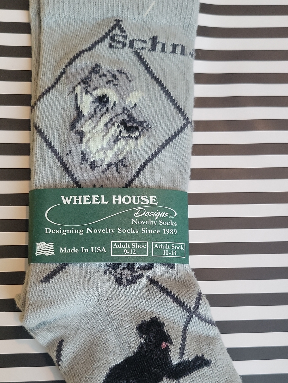 Schnauzer Adult Novelty Socks